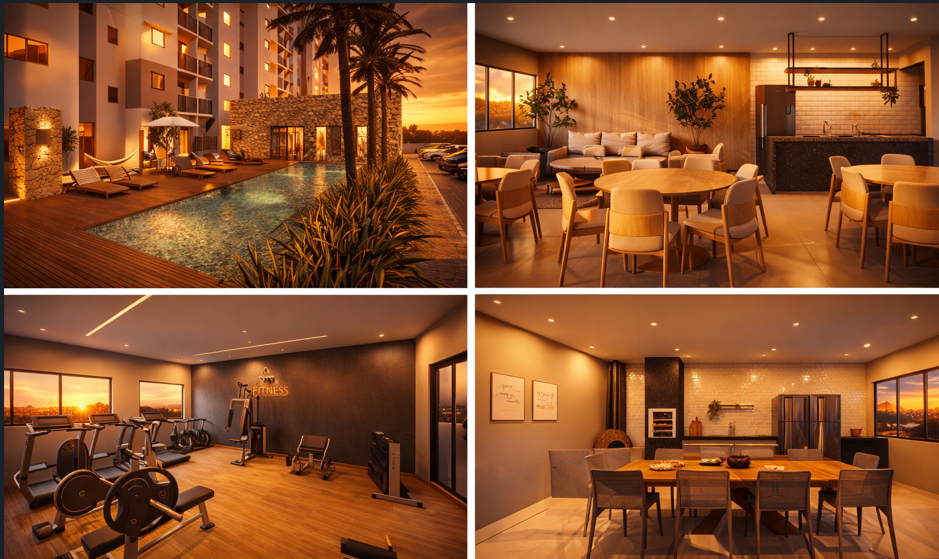 Interior do apartamento INSPIRE ITARARÉ